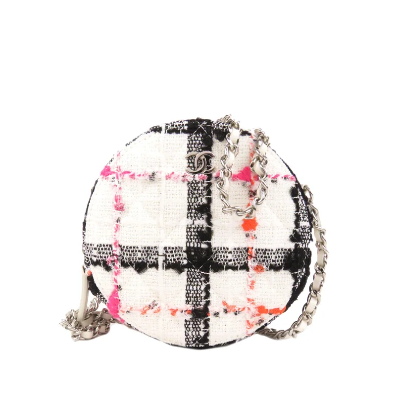 Chanel Round As Earth Tweed Crossbody Bag (SHG-zRZeTN)