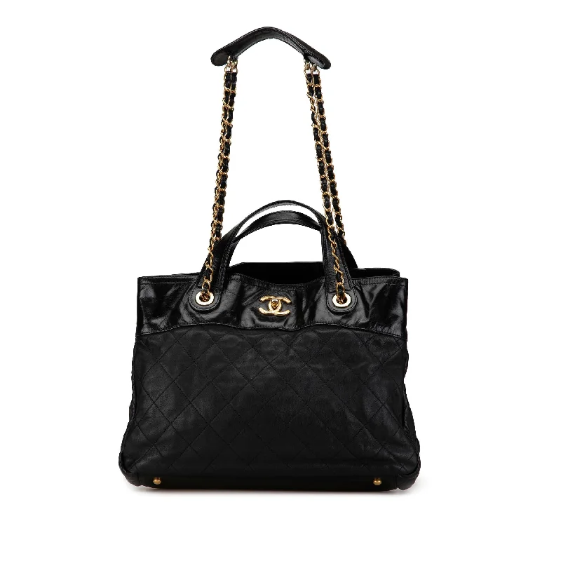 Chanel Small Quilted Calfskin In The Mix Satchel (SHG-Mf2tgw)