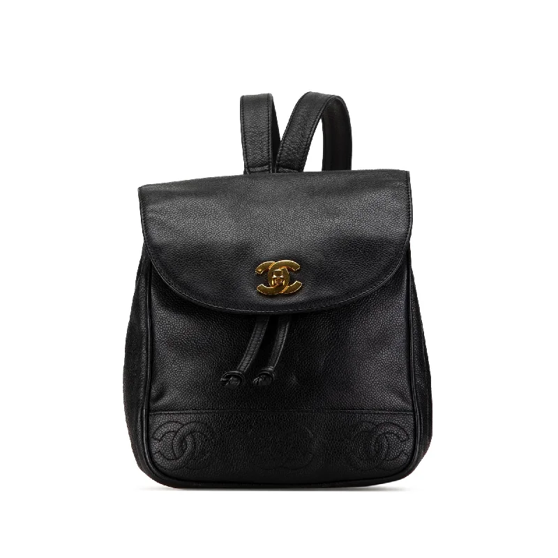 Chanel Triple CC Caviar Backpack (SHG-tGYTGh)