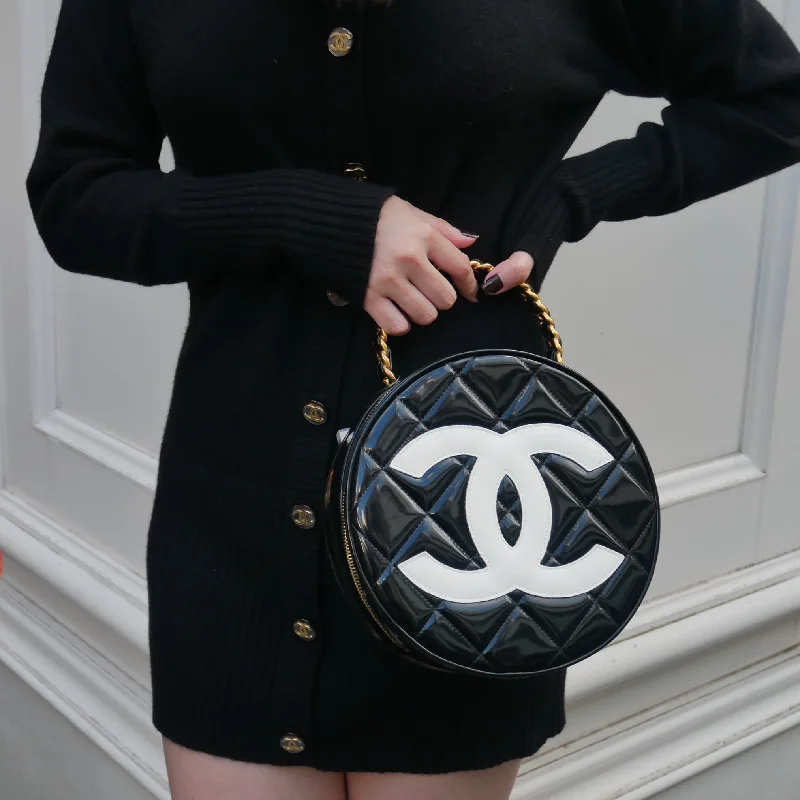 CHANEL 1995 Round Vanity Handbag