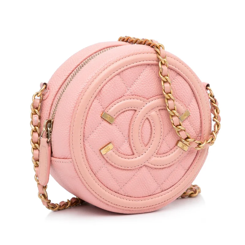 Chanel CC Filigree Crossbody Bag (LgIWWd)