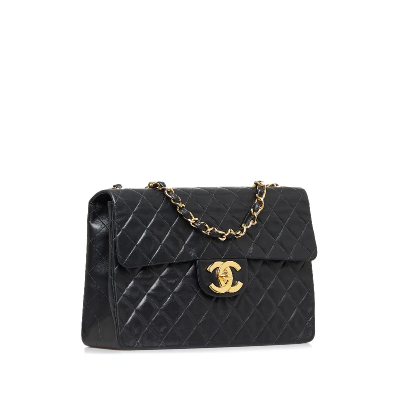 Chanel Maxi Classic Lambskin Single Flap (NOkbrf)