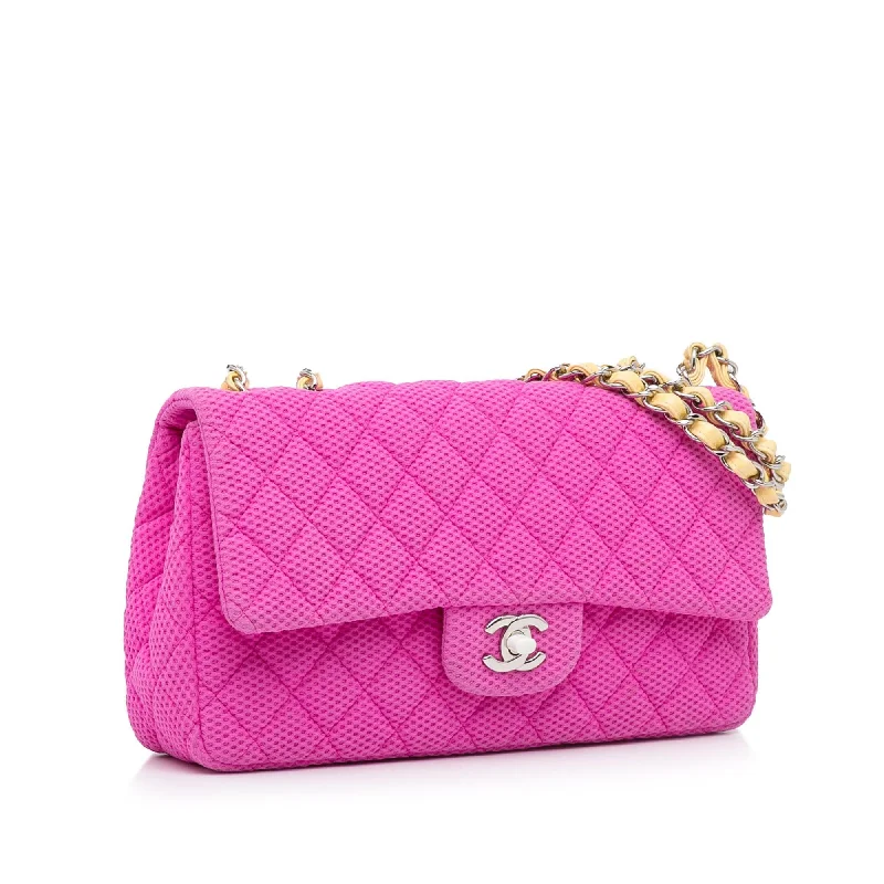 Chanel Medium Classic Jersey Single Flap (C2De9X)