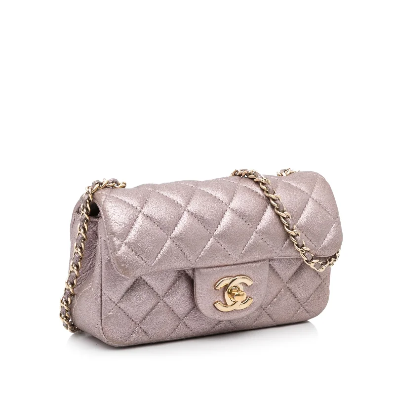 Chanel Mini Classic Lambskin Rectangular Single Flap (hcUMmT)