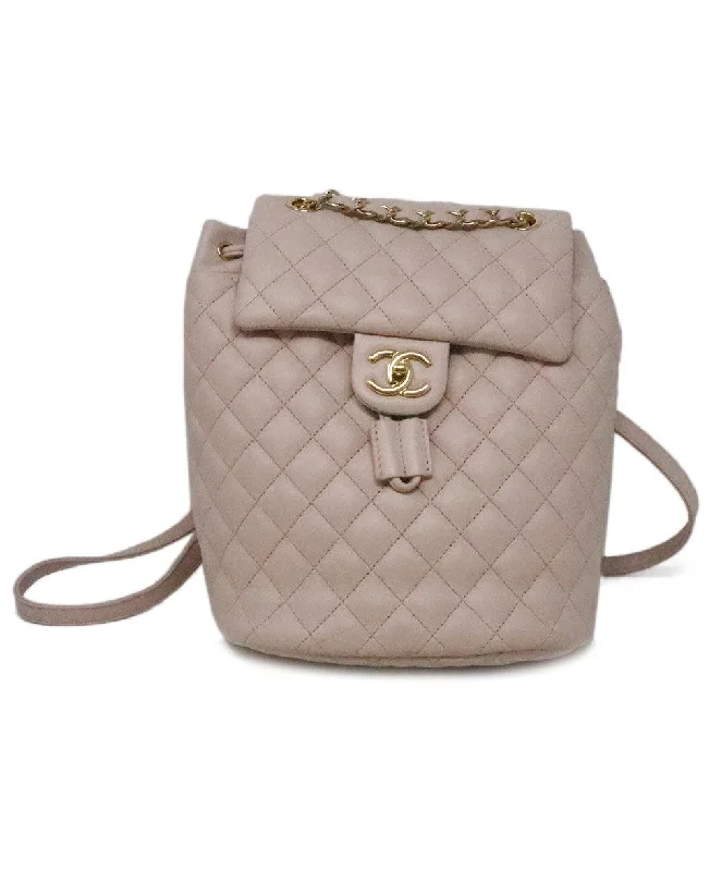 Chanel Pink Quilted Lambskin Urban Spirit Backpack