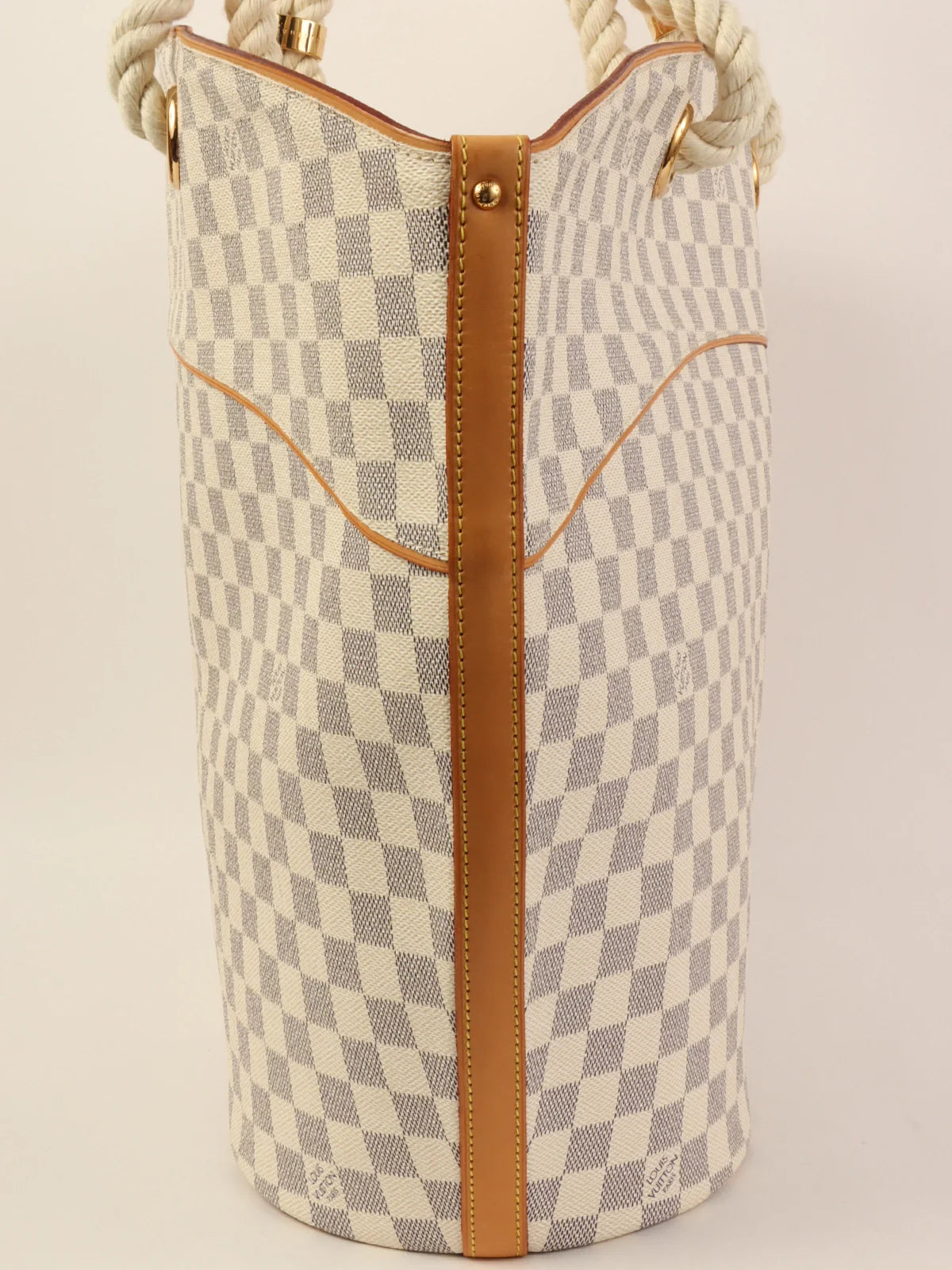 LOUIS VUITTON 2006 Made Damier Azur Pomburon Gm White