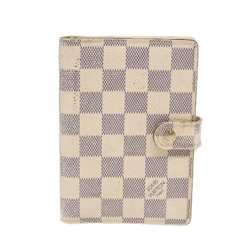 LOUIS VUITTON Damier Azur Agenda PM Day Planner Cover R20706 LV 85177