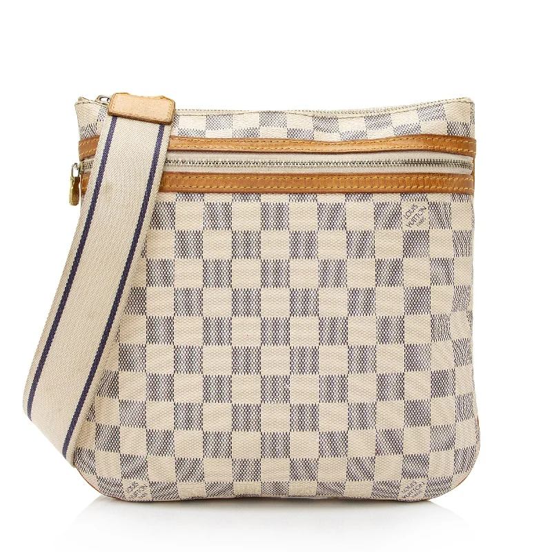 Louis Vuitton Damier Azur Pochette Bosphore Messenger Bag (SHF-BRPpFe)