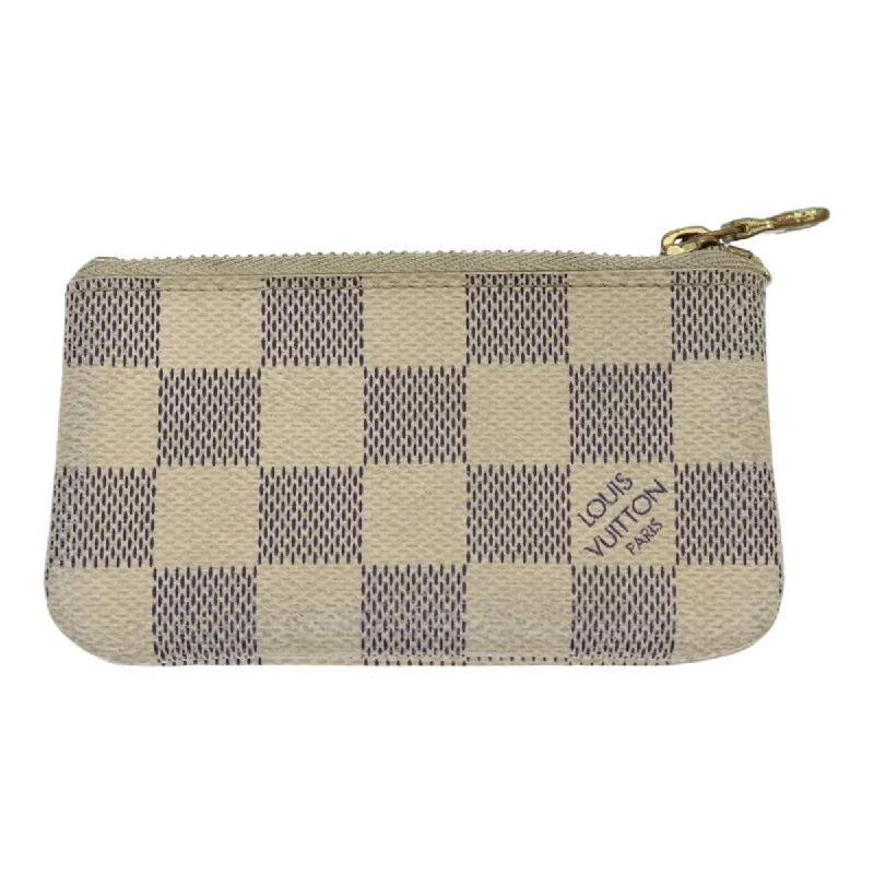 LOUIS VUITTON Damier Azur Pochette Cles Coin Purse N62659 LV 85657