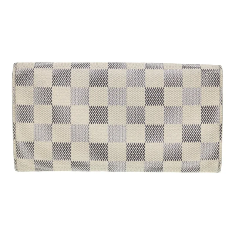 LOUIS VUITTON Damier Azur Portefeuille Sarah Long Wallet N63208 LV 87471