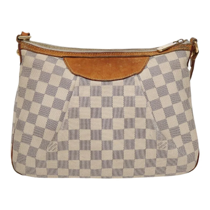 LOUIS VUITTON Damier Azur Siracusa PM Shoulder Bag N41113 LV 85144