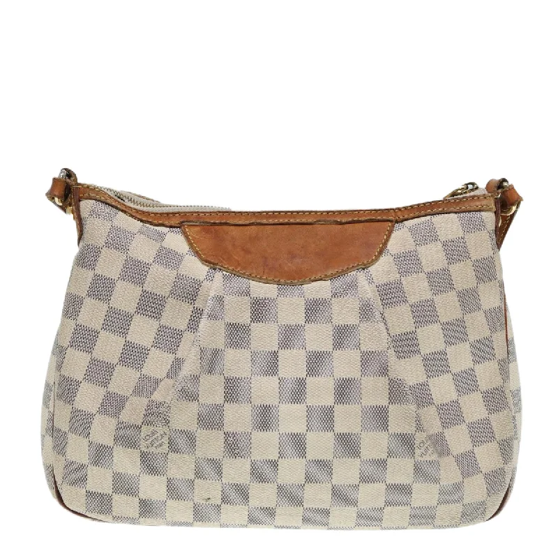 LOUIS VUITTON Damier Azur Siracusa PM Shoulder Bag N41113 LV 87967