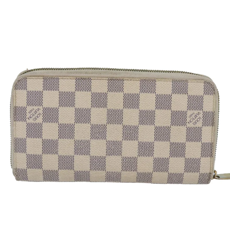 LOUIS VUITTON Damier Azur Zippy Organizer Long Wallet N60012 LV 87358