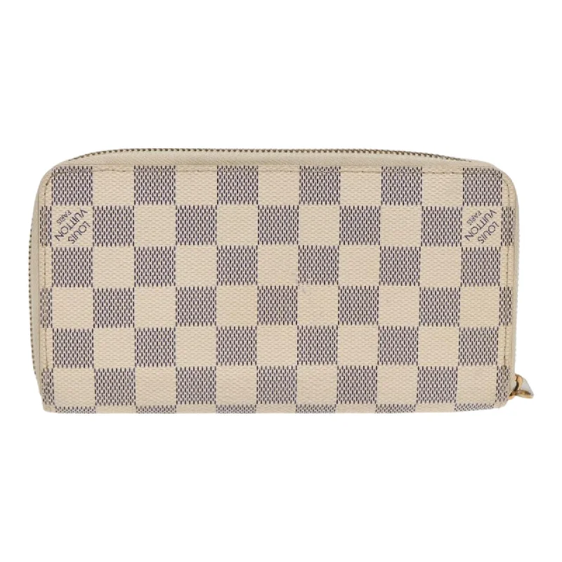 LOUIS VUITTON Damier Azur Zippy Wallet Long Wallet N63503 LV 88032