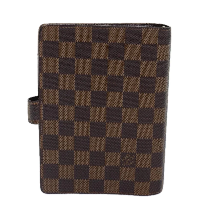 LOUIS VUITTON Damier Ebene Agenda MM Day Planner Cover R20240 LV bs17190