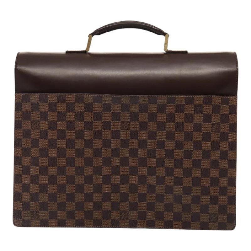 LOUIS VUITTON Damier Ebene Altona GM Hand Bag N53312 LV bs16246