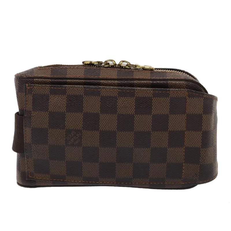 LOUIS VUITTON Damier Ebene Geronimos Shoulder Bag Vintage N51994 LV ar12472