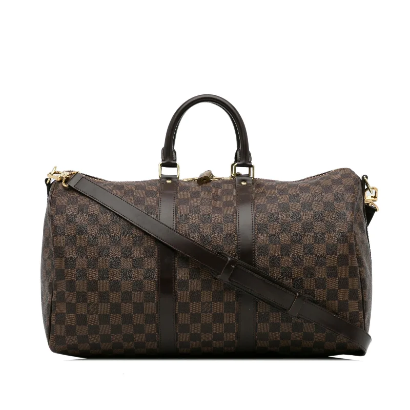 Louis Vuitton Damier Ebene Keepall Bandouliere 50 (SHG-pkT9wf)