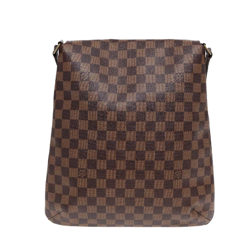 LOUIS VUITTON Damier Ebene Musette Shoulder Bag N51302 LV yk14306