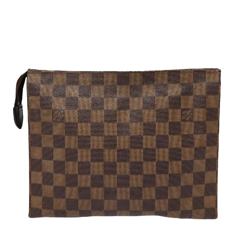 LOUIS VUITTON Damier Ebene Poche Toilette 26 Pouch N47543 LV 87335