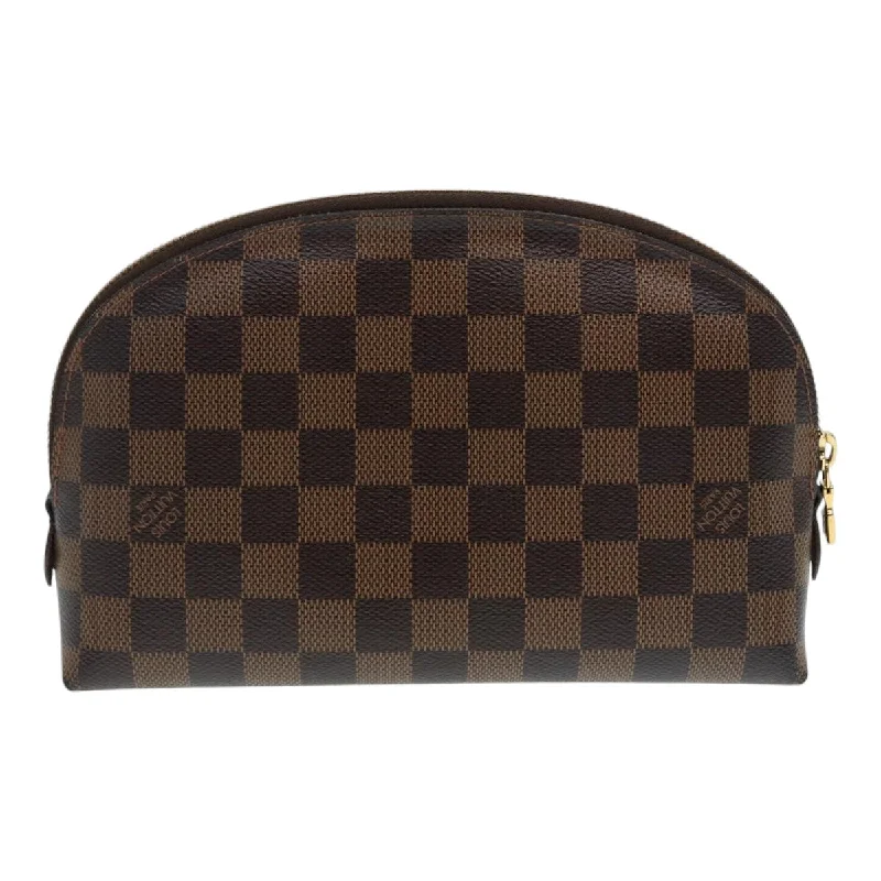 LOUIS VUITTON Damier Ebene Pochette Cosmetic GM Pouch N23345 LV 84974