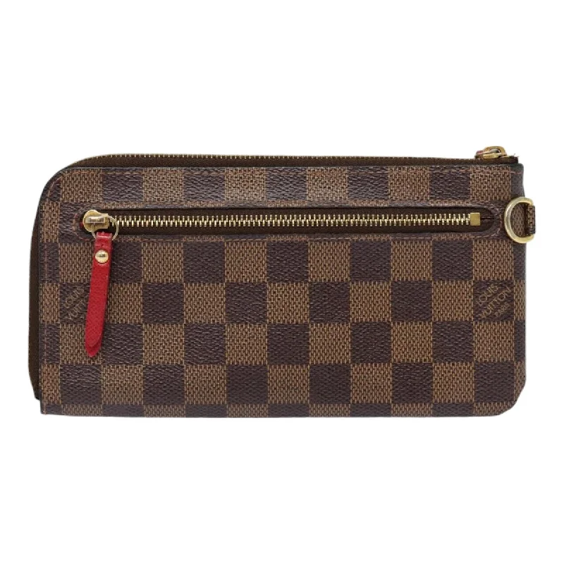 LOUIS VUITTON Damier Ebene T&B Portefeuille Complice Wallet N61740 bs17260