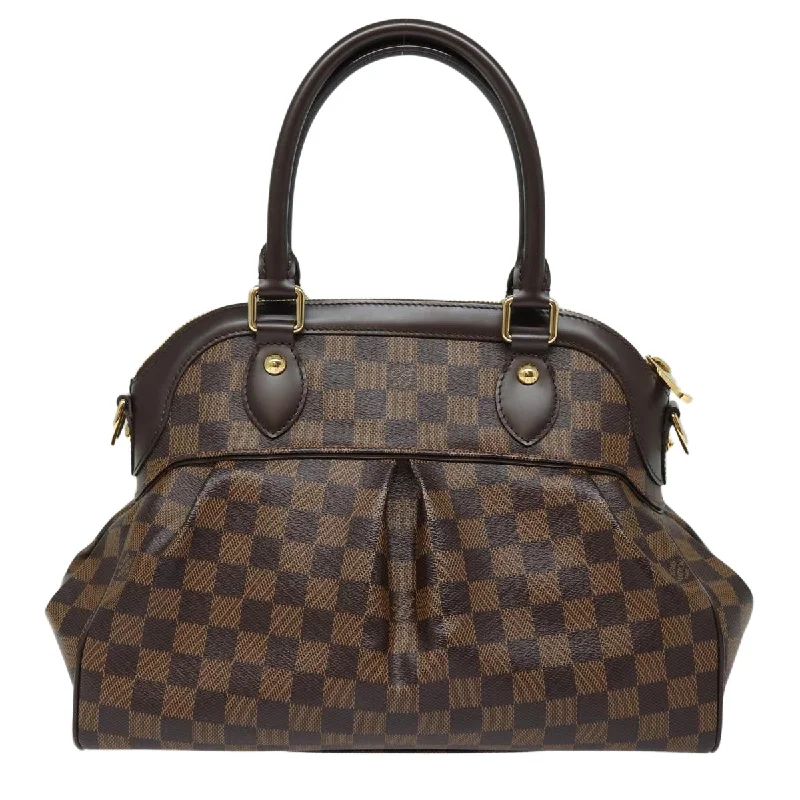 LOUIS VUITTON Damier Ebene Trevi GM Hand Bag 2way N51998 LV 85934SA