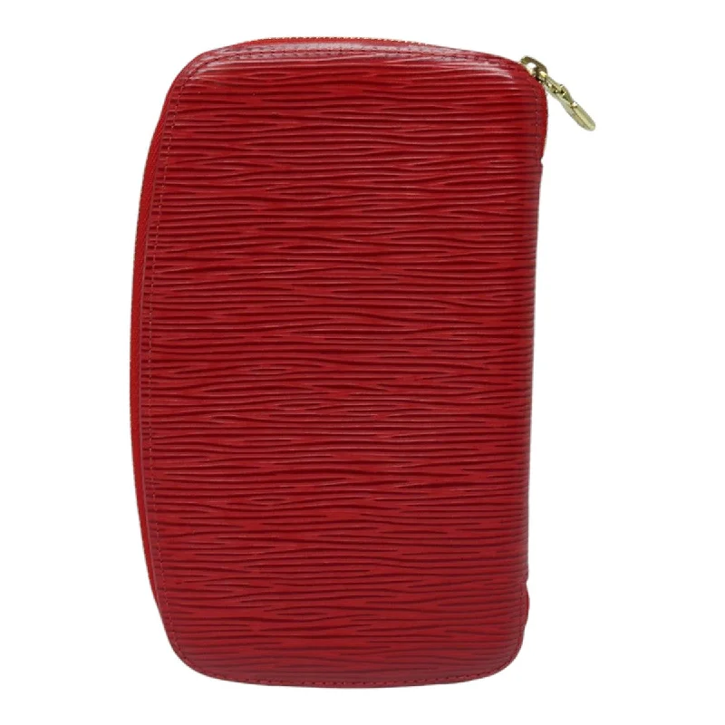 LOUIS VUITTON Epi Agenda Geod Wallet Red M63877 LV 84881