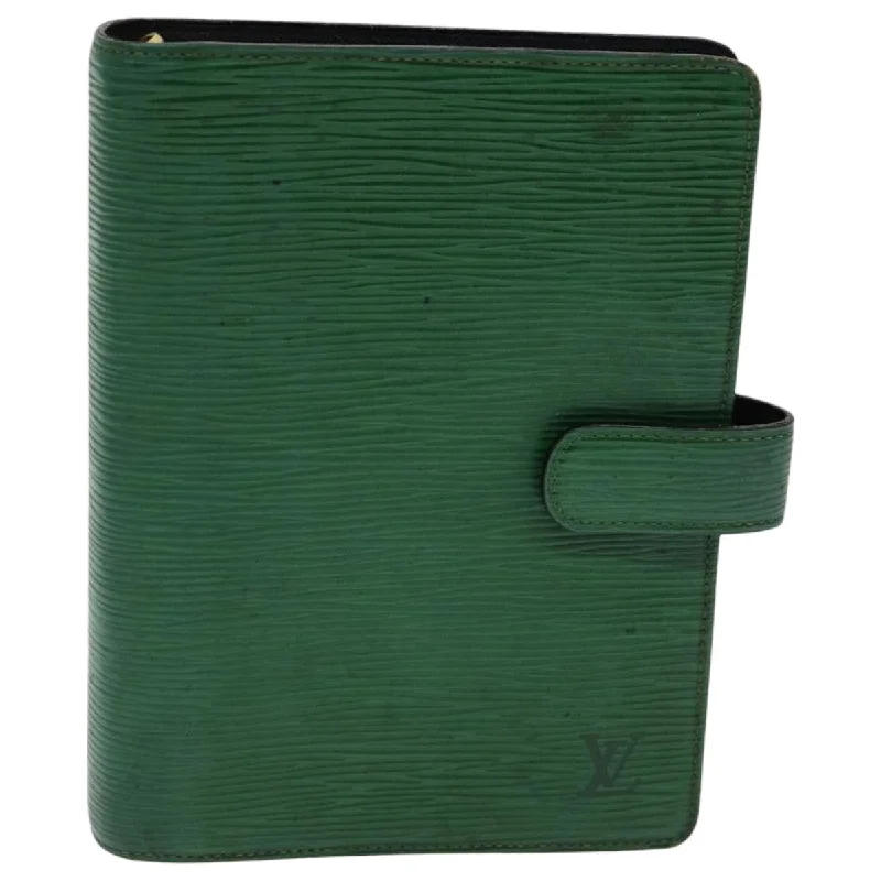 LOUIS VUITTON Epi Agenda MM Day Planner Cover Green R20044 LV 86320