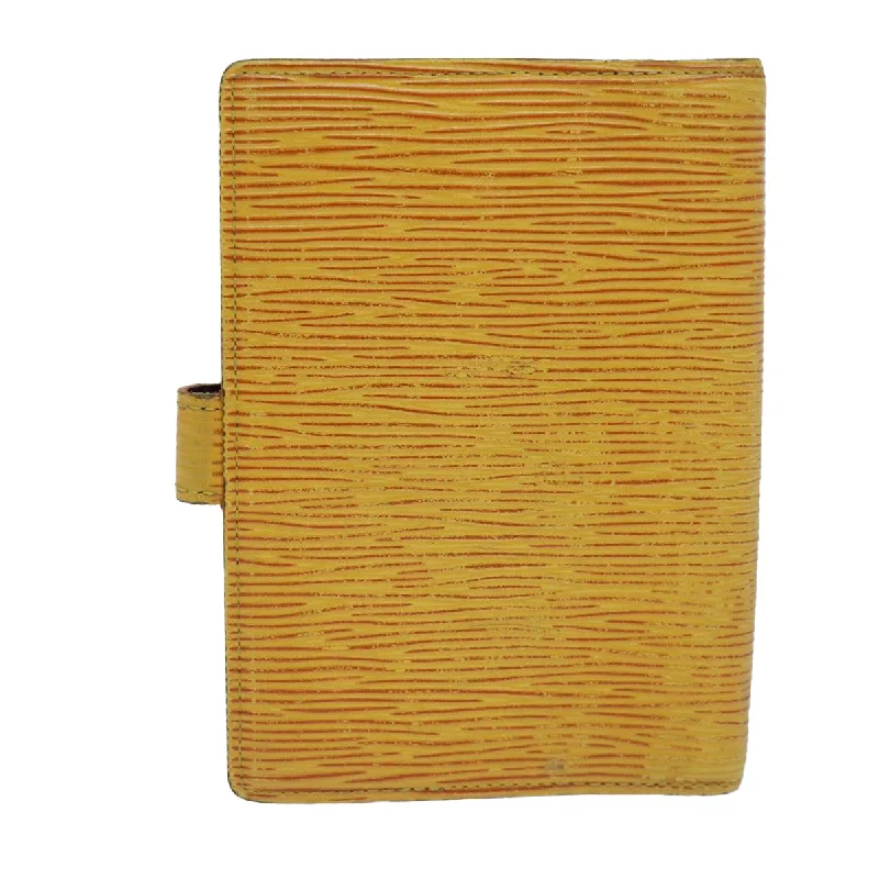 LOUIS VUITTON Epi Agenda PM Day Planner Cover Yellow R20059 LV 85888