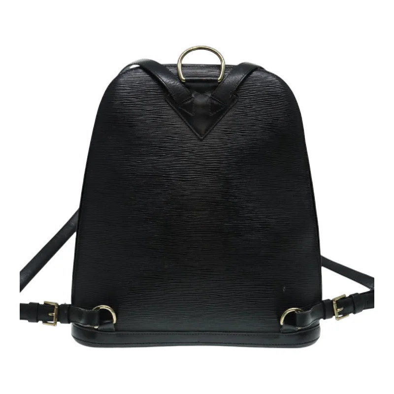 LOUIS VUITTON Epi Gobelins Backpack Black M52292 LV 87515