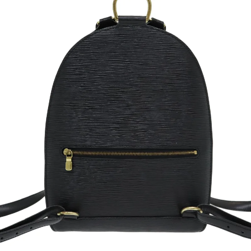 LOUIS VUITTON Epi Mabillon Backpack Black M52232 LV 85013