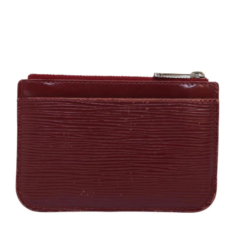 LOUIS VUITTON Epi Pochette Cles NM Coin Purse Ruby M6660M LV 85067