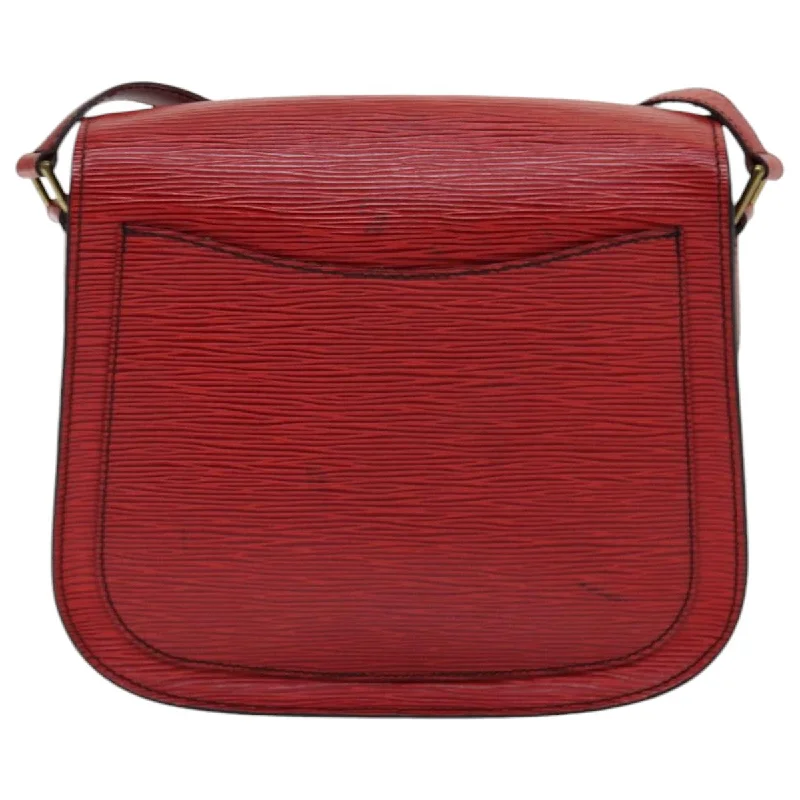 LOUIS VUITTON Epi Saint Cloud GM Shoulder Bag Red M52197 LV 85907