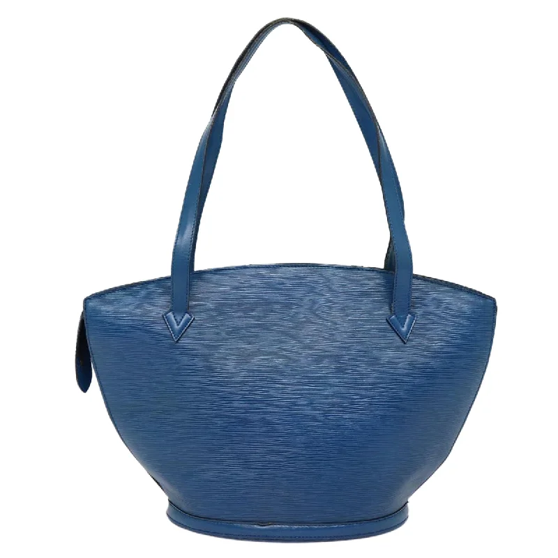 LOUIS VUITTON Epi Saint Jacques Shopping Shoulder Bag Blue M52275 LV 87513