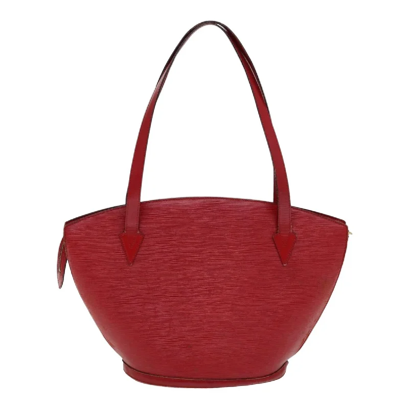 LOUIS VUITTON Epi Saint Jacques Shopping Shoulder Bag Red M52277 LV 85589