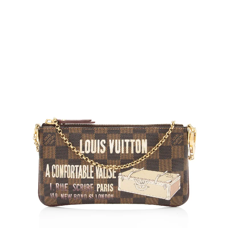 Louis Vuitton Limited Edition Damier Ebene Trunks & Bags Milla MM Pochette (SHF-NPVKKd)