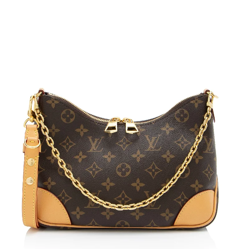 Louis Vuitton Monogram Canvas Boulogne NM Shoulder Bag (SHF-r64UKk)