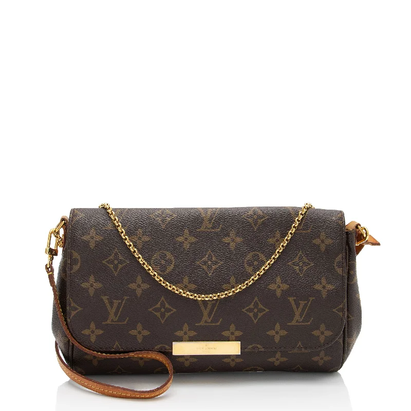 Louis Vuitton Monogram Canvas Favorite MM Shoulder Bag (SHF-vOz9V2)