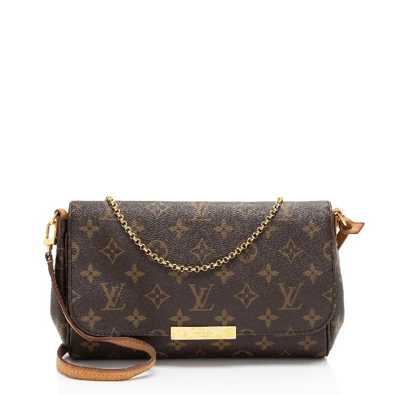 Louis Vuitton Monogram Canvas Favorite MM Shoulder Bag (SHF-xFSUWY)