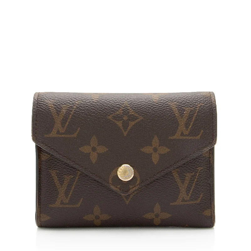 Louis Vuitton Monogram Canvas Victorine Wallet (SHF-7ha4BL)