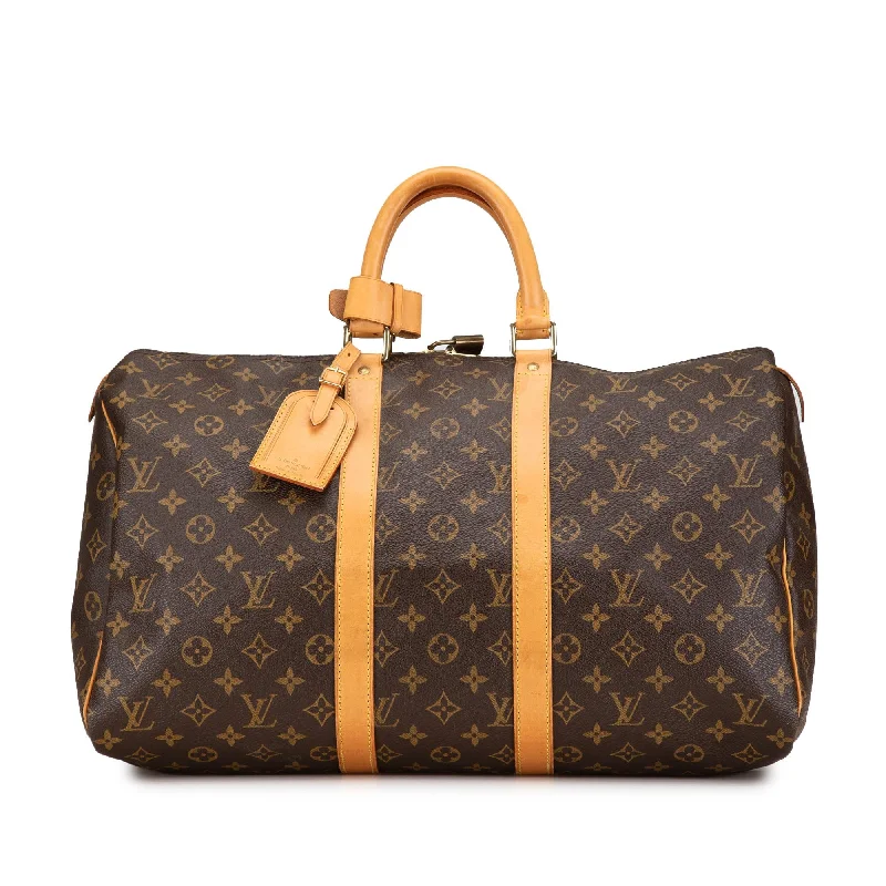 Louis Vuitton Monogram Keepall 45 (SHG-ysdriy)