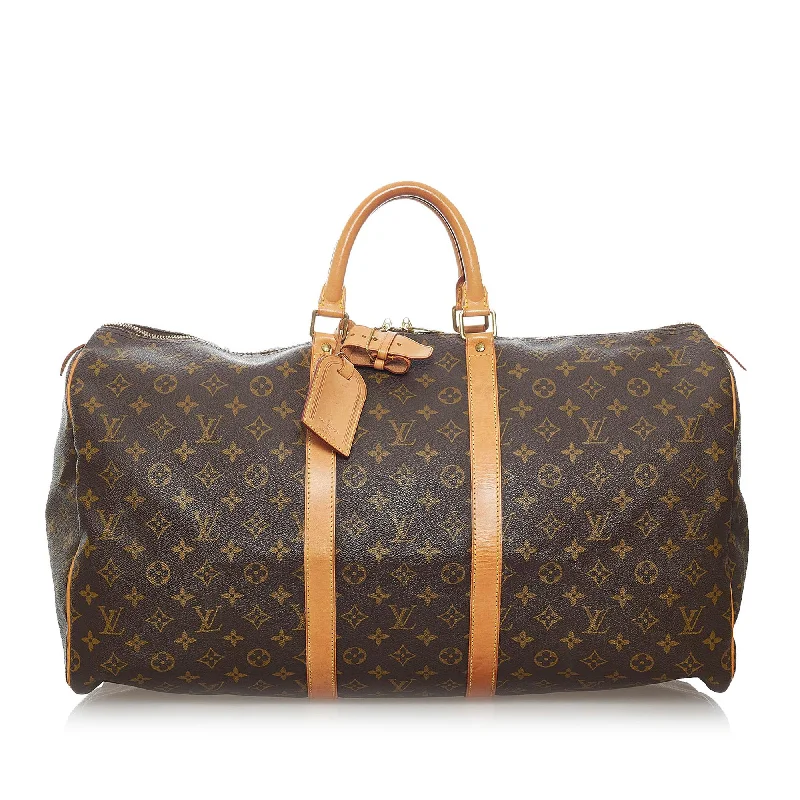 Louis Vuitton Monogram Keepall 55 (SHG-29855)