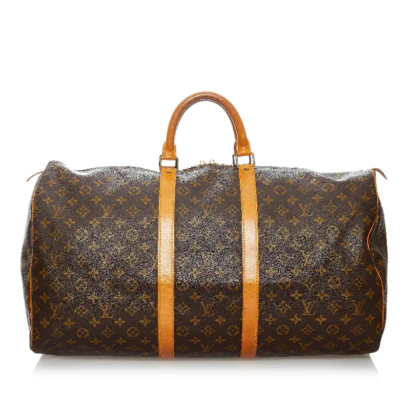 Louis Vuitton Monogram Keepall 55 (SHG-36328)