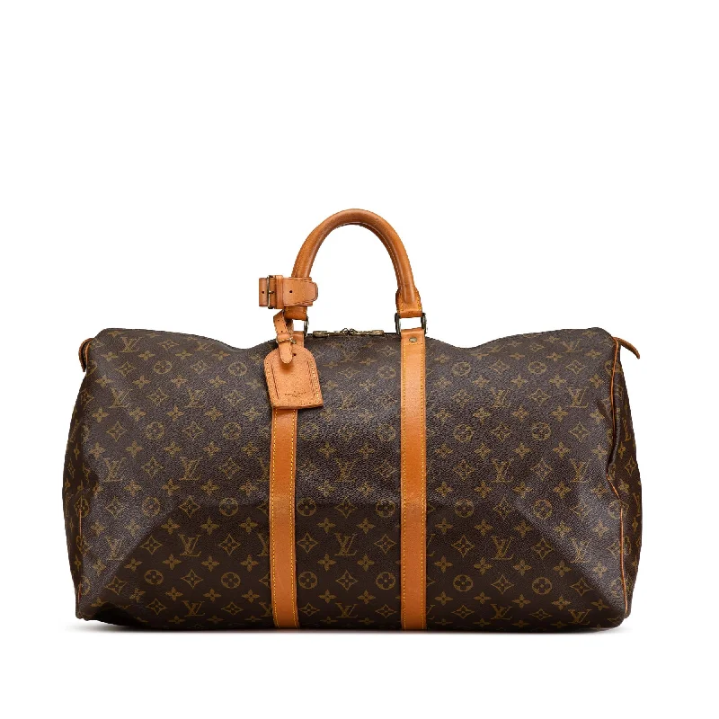 Louis Vuitton Monogram Keepall 55 (SHG-NVRJQB)