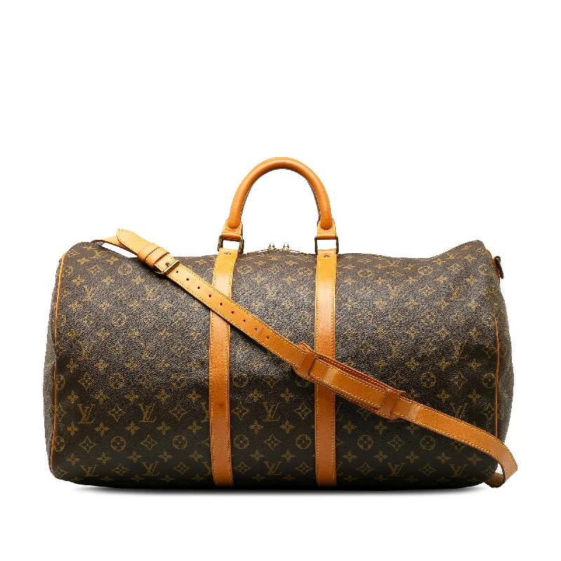 Louis Vuitton Monogram Keepall Bandouliere 55 (SHG-M3yKgU)