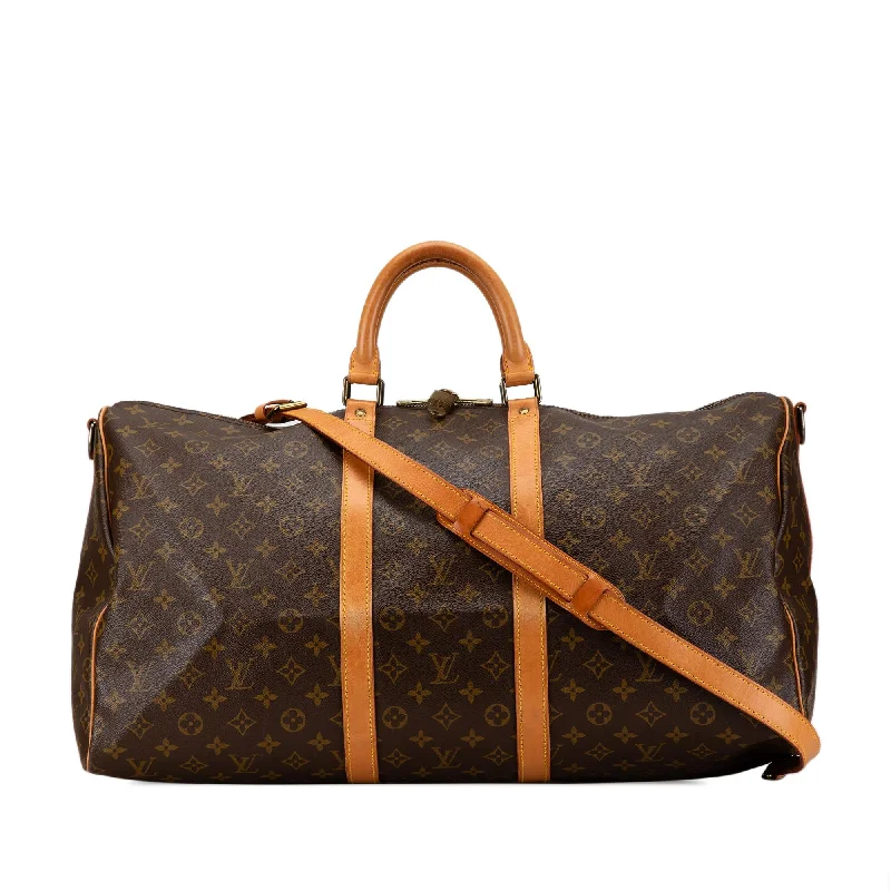 Louis Vuitton Monogram Keepall Bandouliere 55 (SHG-ntRdih)