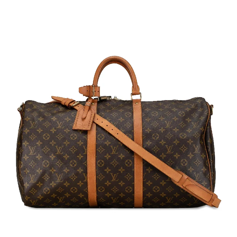 Louis Vuitton Monogram Keepall Bandouliere 55 (SHG-ZCRlnV)