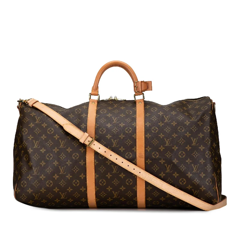 Louis Vuitton Monogram Keepall Bandouliere 60 (SHG-3XrsBP)