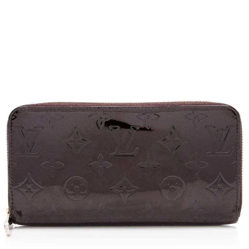 Louis Vuitton Monogram Vernis Zippy Wallet (SHF-0wPWNy)